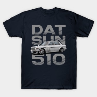 Drive The Classic Car - Datsun 510 (Grey) T-Shirt